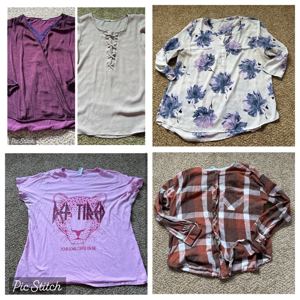 Bundle of 5 shirts size XXL